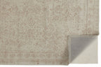 HomeRoots 512534 8 x 10 ft. Ivory Tan & Pink Wool Floral Hand Tufted Handmade Distressed Rectangle Area Rug
