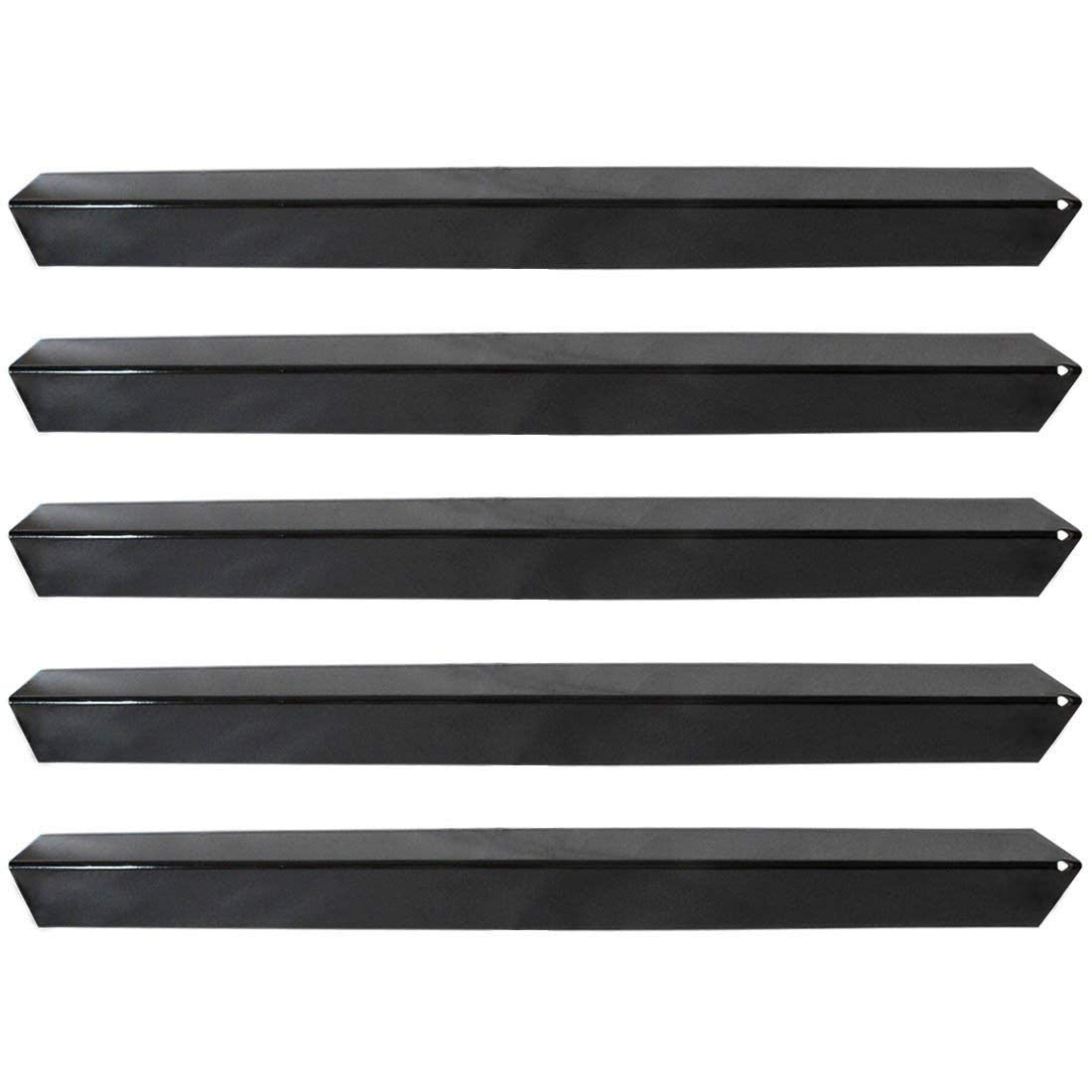 Onlyfire Gas Grill Replacement Porcelain Steel Flavorizer Bars Heat Plate For Weber Models Grills Set Of 5, 21 1/2'X1 3/4'