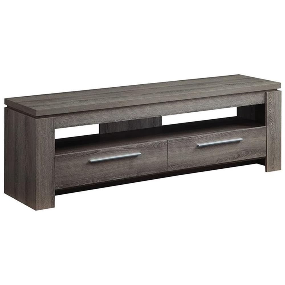 Coaster Furniture 2-Drawer TV Console Weathered Grey 701979