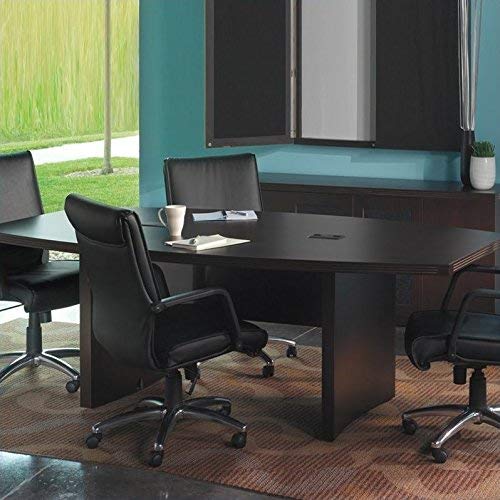 Mayline Aberdeen 12 Foot Boat-Shaped Conference Table - Thumbnail 5