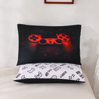 Boys Gamer Comforter Set Full Size,Gamepad Bedding Set Kids Young Man Video Games Down Comforter For Teen Child Game Room Decor