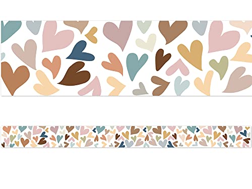 Teacher Created Resources Everyone Is Welcome Hearts Straight Border Trim (Tcr7125)