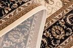 HomeRoots 528837 10 x 13 in. Oriental Non Skid Area Rug Black & Tan