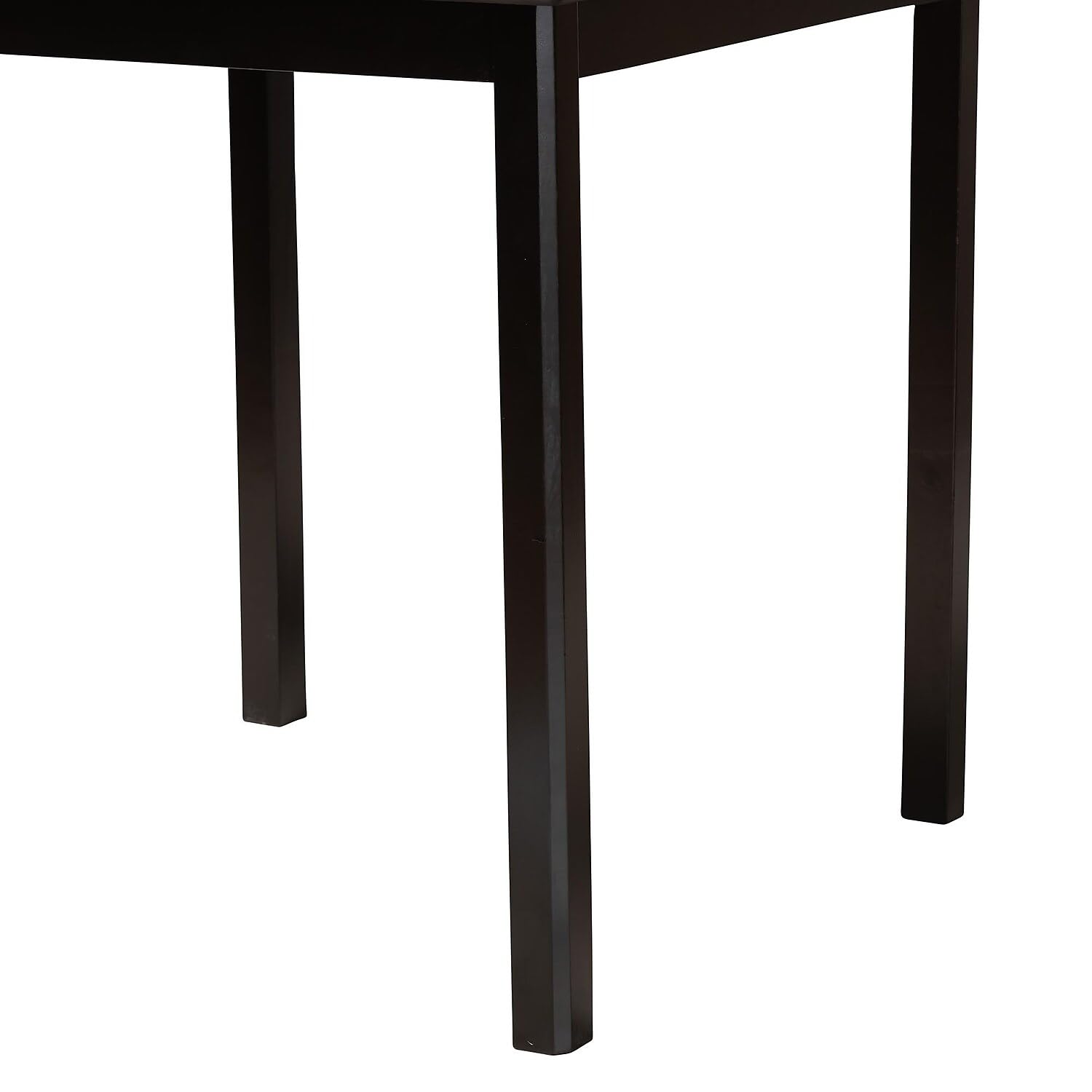 Baxton Studio Lenoir Counter Height Pub Table, 35.4-inch D x 35.4-inch W, Espresso Brown (231-9776-HiT)