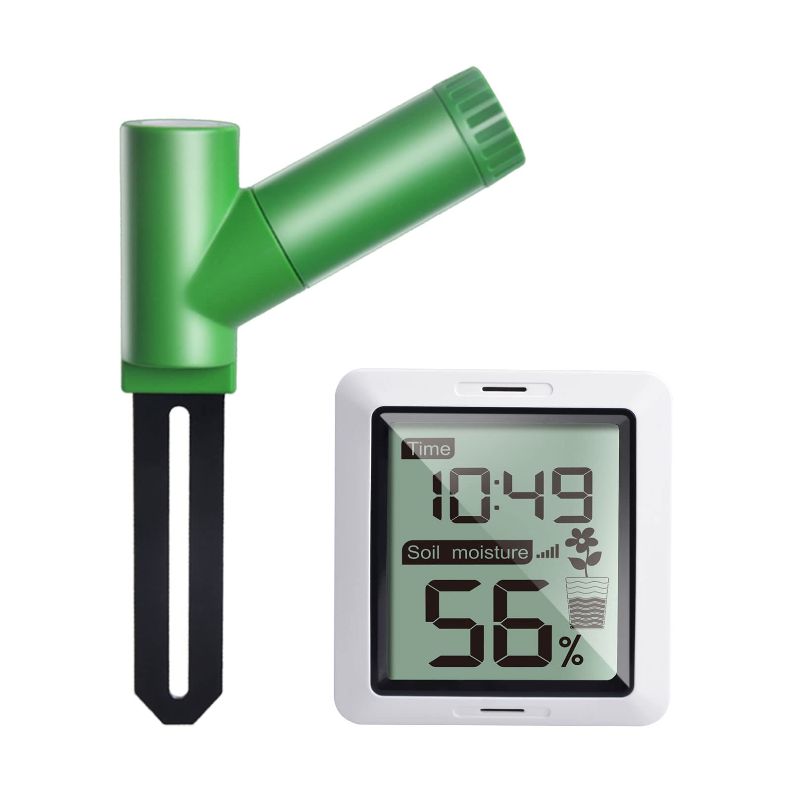 Ecowitt Wh0291 Soil Moisture Tester Plant Soil Moisture Sensor Meter With Digital Lcd Display