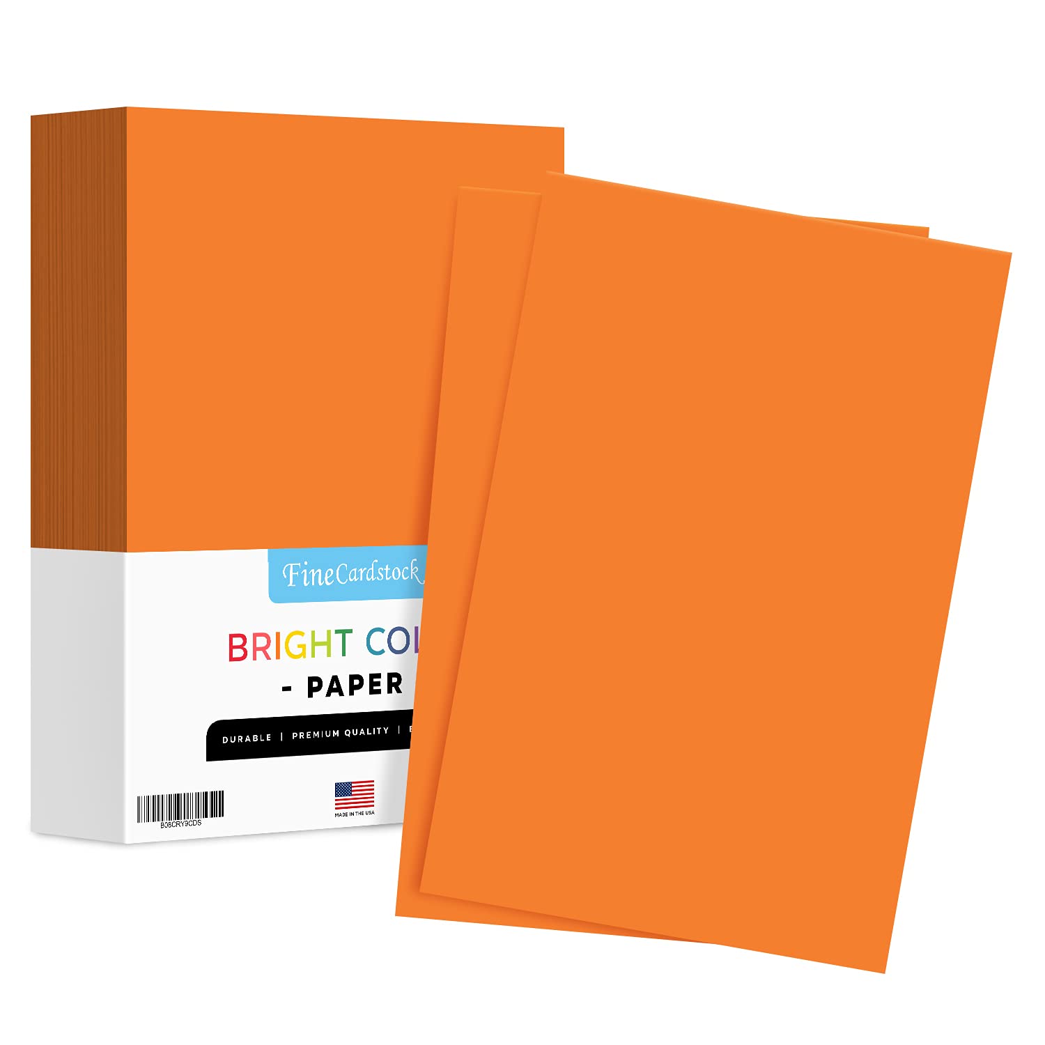 11 X 17 Orange Neon Bright Fluorescent Colored Paper | 20Lb Bond (75Gsm) Paper | 500 Sheets - 1 Ream