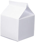 Darice White Party Favor Milk Cartons, 24 Piece