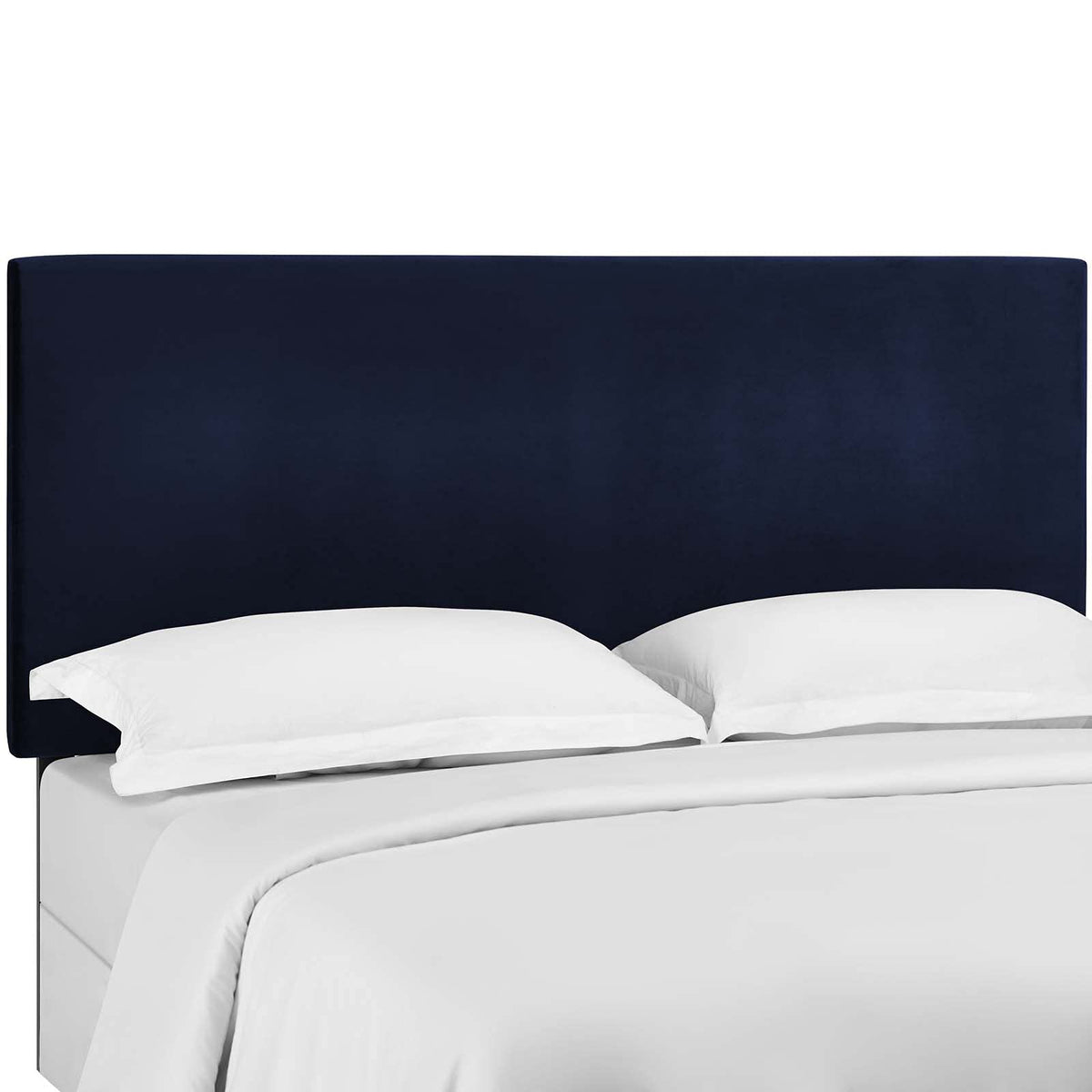 Modway Taylor Twin Upholstered Performance Velvet Headboard, Sea Blue