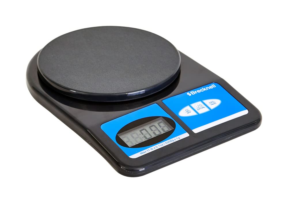 Brecknell 311 Electronic Office Scale, 11 Lb Capacity, Lcd Display, Battery Operated