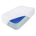 Twin Air Mattress Pad Sheets Cover, Air Mattress Topper Protector Plush Quilted, Soft Breathable And Noiseless Down Alternative