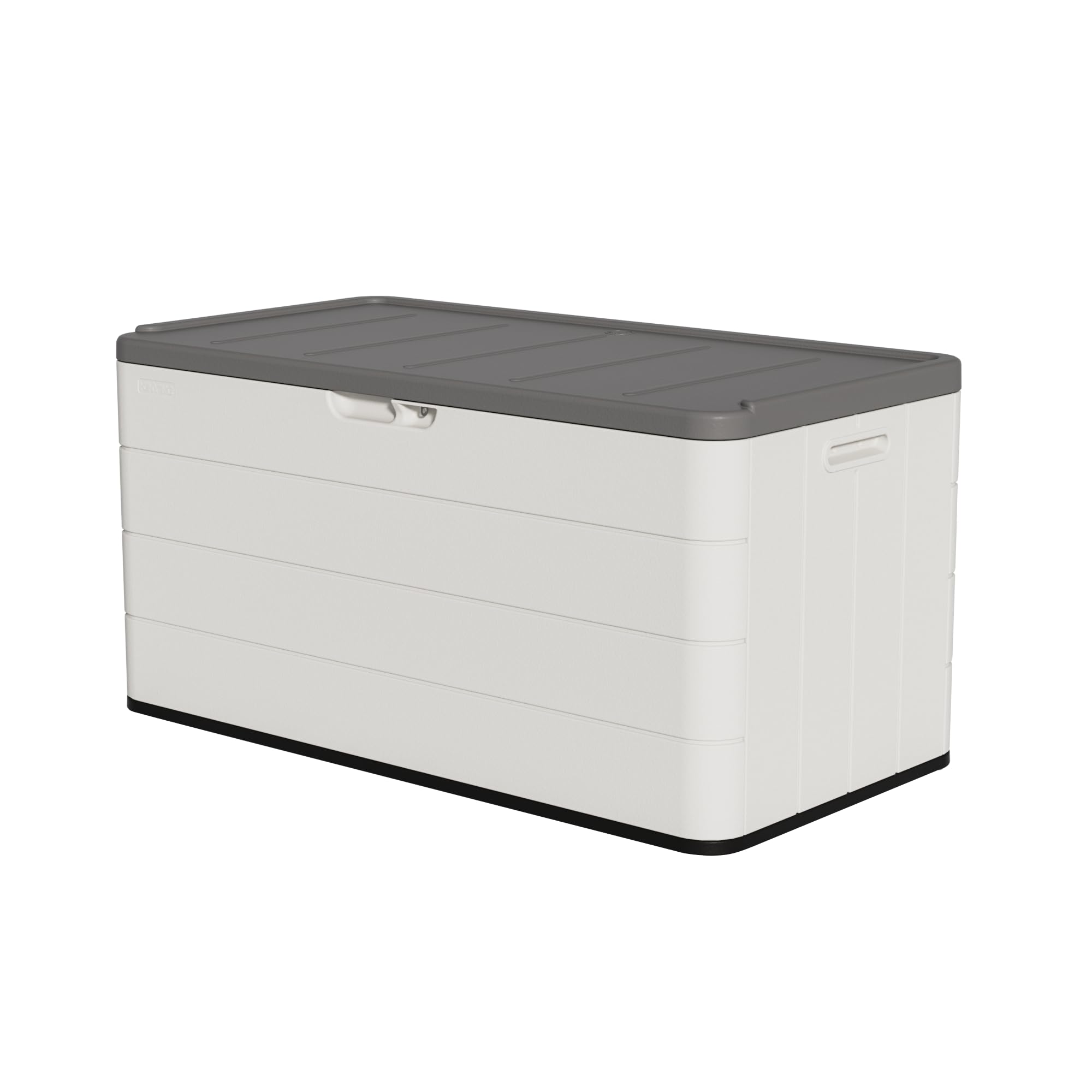 Tarkari Outdoor Storage Bin, Large Resin Deck Box Lockable, Outdoor Garden Storage Box Waterproof, Elegant Storage Bench For Cus