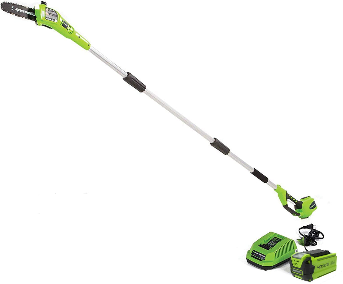 Greenworks 40V 8' Pole Saw, 2.0Ah Battery (Gen 1)