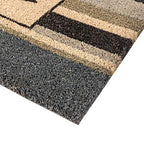 Notrax, Welcome Gray, Vinyl-Backed Natural Coir Doormat, Entry Mat For Indoor Or Outdoor Use, 18'X30', C12 (C12S1830Wg)