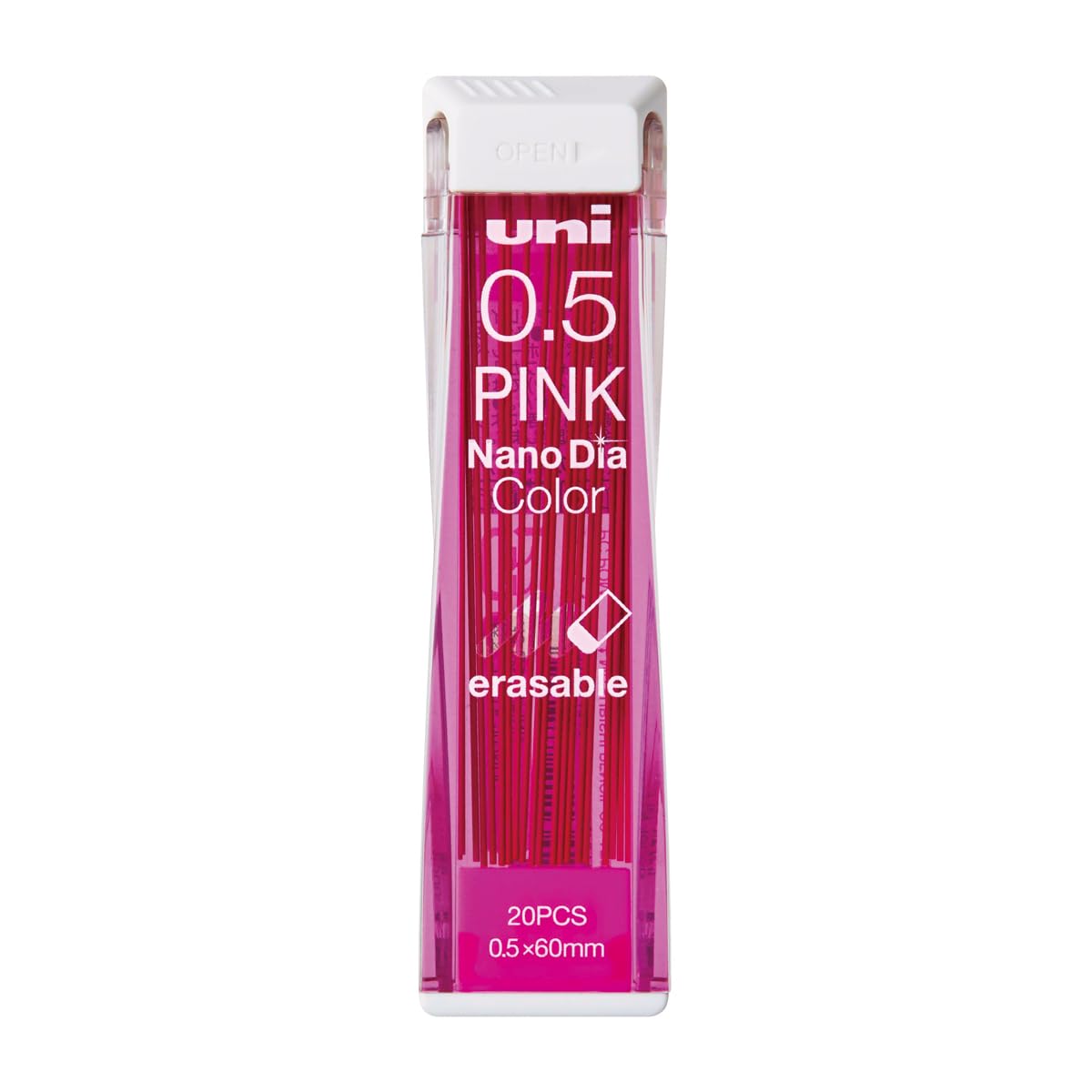 Uni Color Mechanical Pencil 0.5Mm Lead, Nanodia, Pink, 0.5Mm Lead
