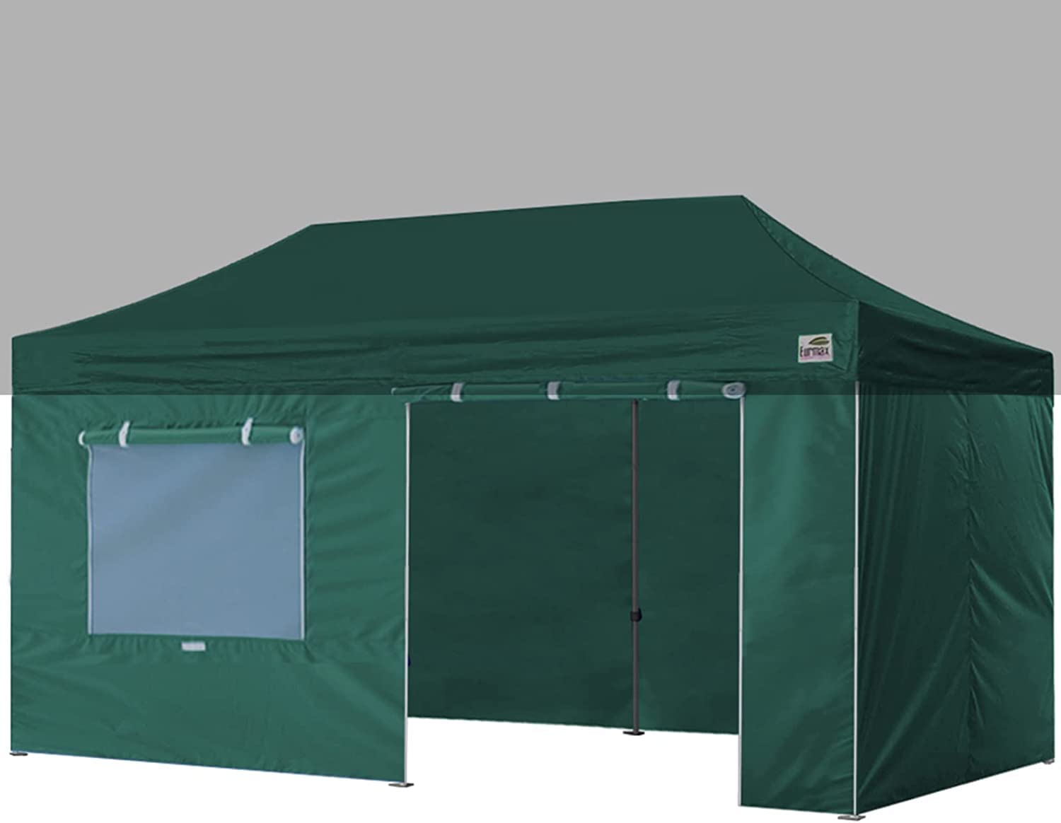 Eurmax Usa Full Zippered Walls For 10 X 20 Easy Pop Up Canopy Tent,Enclosure Sidewall Kit With Roller Up Mesh Window And Door 4