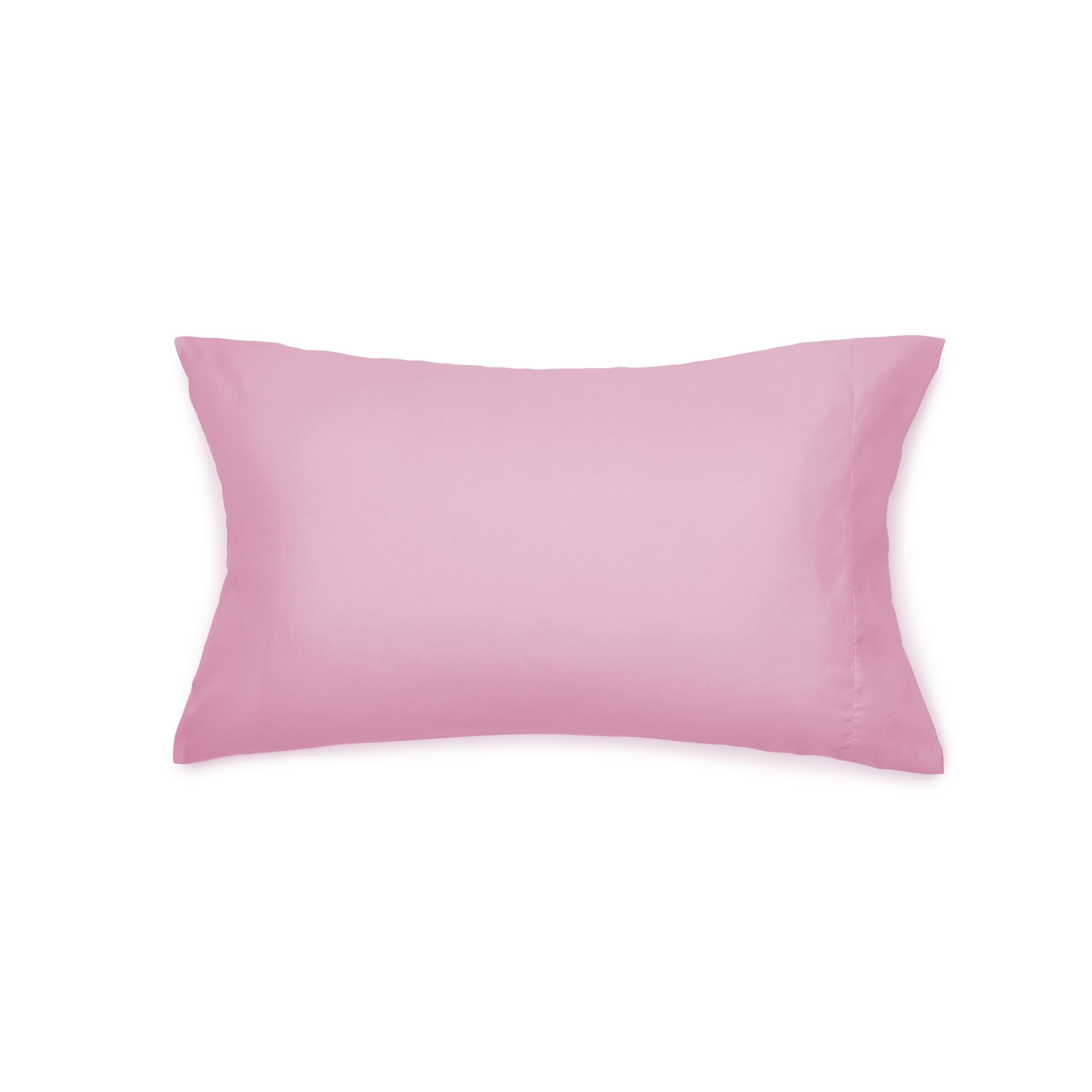 Amazon Basics 3 Piece Microfiber Kid'S Comforter And Pillow Sham Set, Full/Queen, Light Pink, Solid