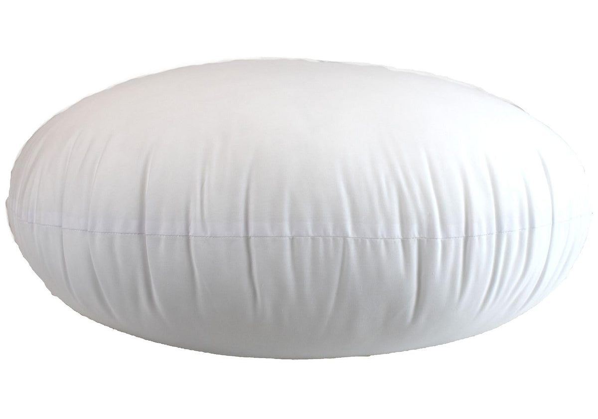 Moonrest Round Pillow Insert Hypoallergenic Polyester Form Stuffer-%100 Cotton Blend Covering For Sofa Sham, Decorative Pillow,