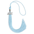 Endea Graduation Single Color Tassel with Silver Date Drop (Light Blue, 2021)