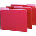 Tops Products 1/3 Cut Colored Interior Folders (Ess421013Red)