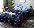 Laying Style 350Tc Microfiber Glace Cotton Ac Comforter Set King Size Double Bed With 1 Flat Bedsheet90X100 Inch And 2 Pillow C