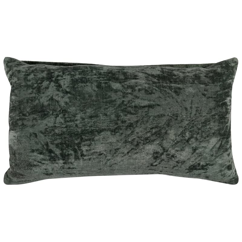 Kosas Home Laurant 14X26 Transitional Velvet Throw Pillow In Forest Green