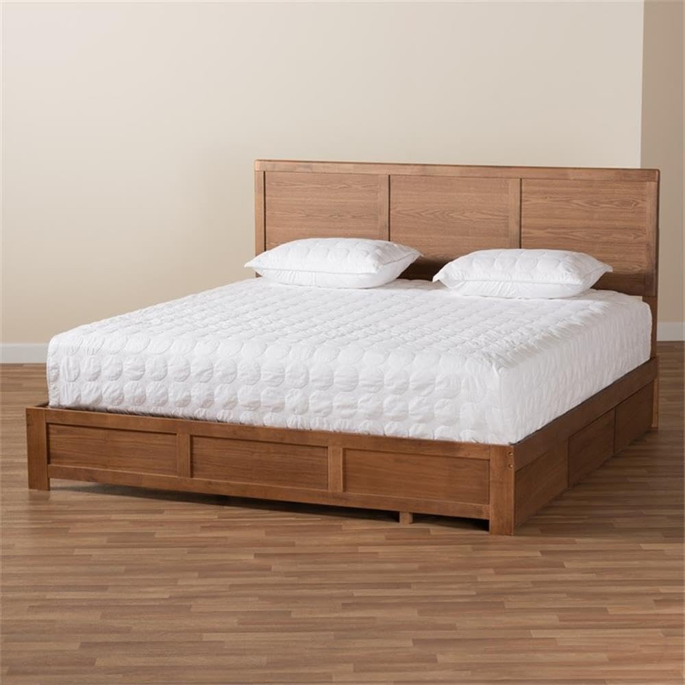 Baxton Studio Aras Platform Storage Bed - Thumbnail 3