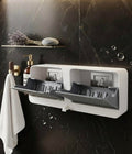 Shopsquare Bathroom Shelf Without Drill For Wall | Self Adhesive Bathroom Organiser | Wall Mounted Bathroom Shelves Rack With Ho
