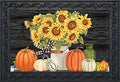 Briarwood Lane Fall'S Glory Floral Doormat Sunflowers Indoor Outdoor 30' X 18'
