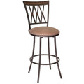 Steve Silver Sedona Swivel Barstool Bar Chair, Light Brown, 60 Degree Swivel, for Kitchen, Dining Room, Living Space, Commercial Grade strength Bar Stool, 22.52 x 22.24 x 47.04 in