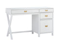 Peggy Side Storage Desk White