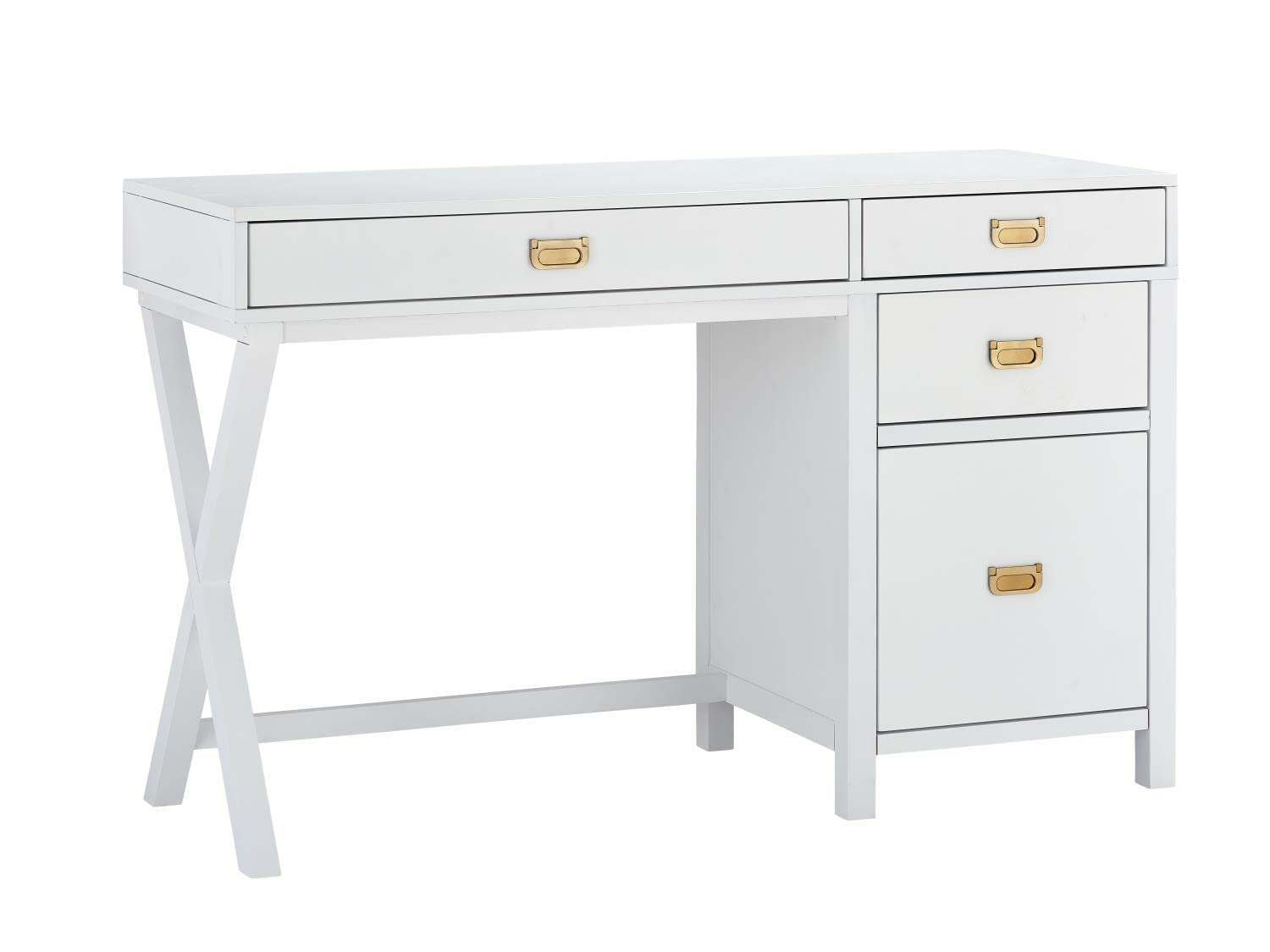Peggy Side Storage Desk White