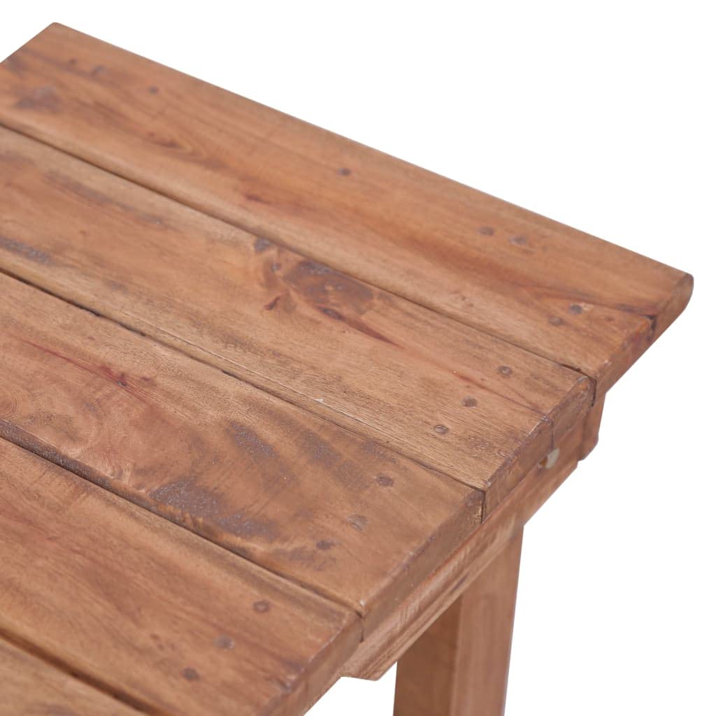 Solid Wooden Side Table - Thumbnail 4