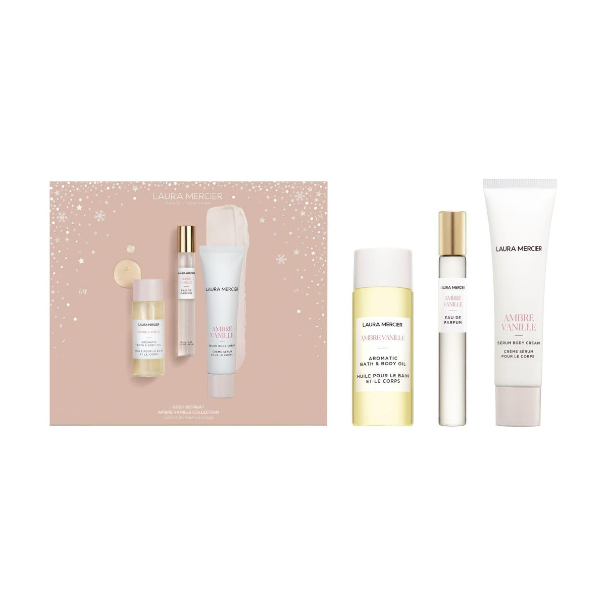 Laura Mercier Cozy Retreat Ambre Vanille Collection