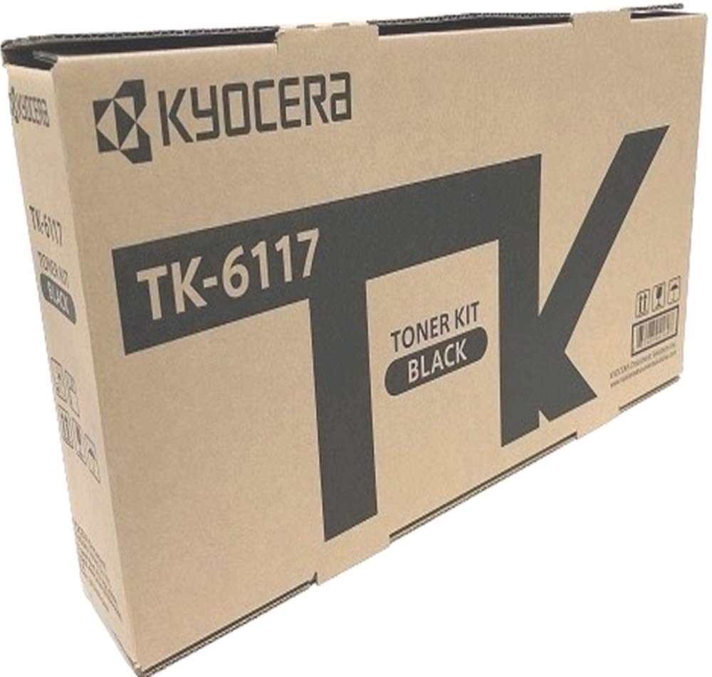 Kyocera 1T02P10Us0 Model Tk-6117 Black Toner Cartridge For Use Ecosys M4125Idn And M4132Idn A3 Black & White Multifunctional Sys