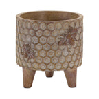 Decorative Pot W/Legs (Set Of 2)