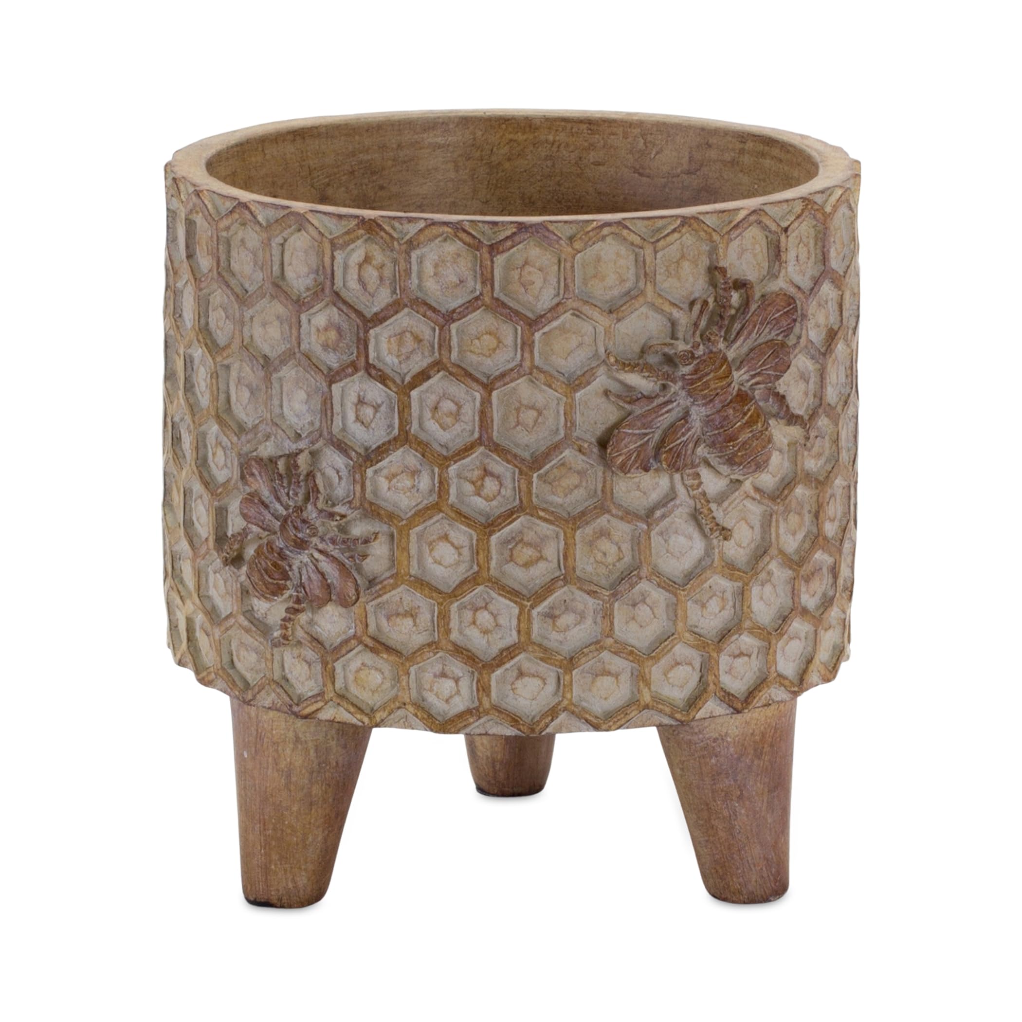 Decorative Pot W/Legs (Set Of 2)