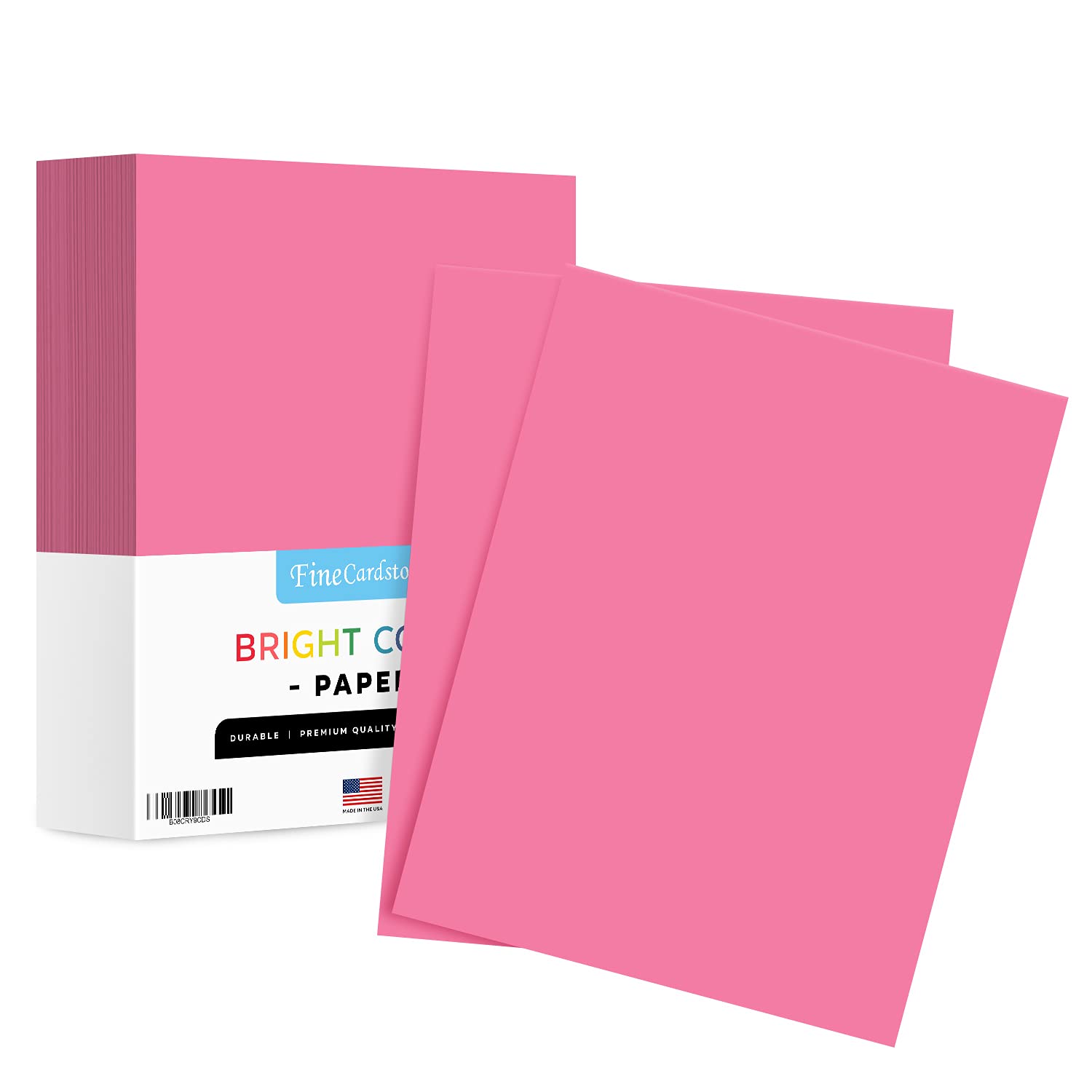 8.5 X 11 Hot Pink/Ultra Fuchsia Neon Bright Fluorescent Colored Paper | 20Lb Bond (75Gsm) Paper | 500 Sheets - 1 Ream