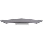 Lorell, LLR16249, Relevance Series 120 Curve Panel Top, 1 Each