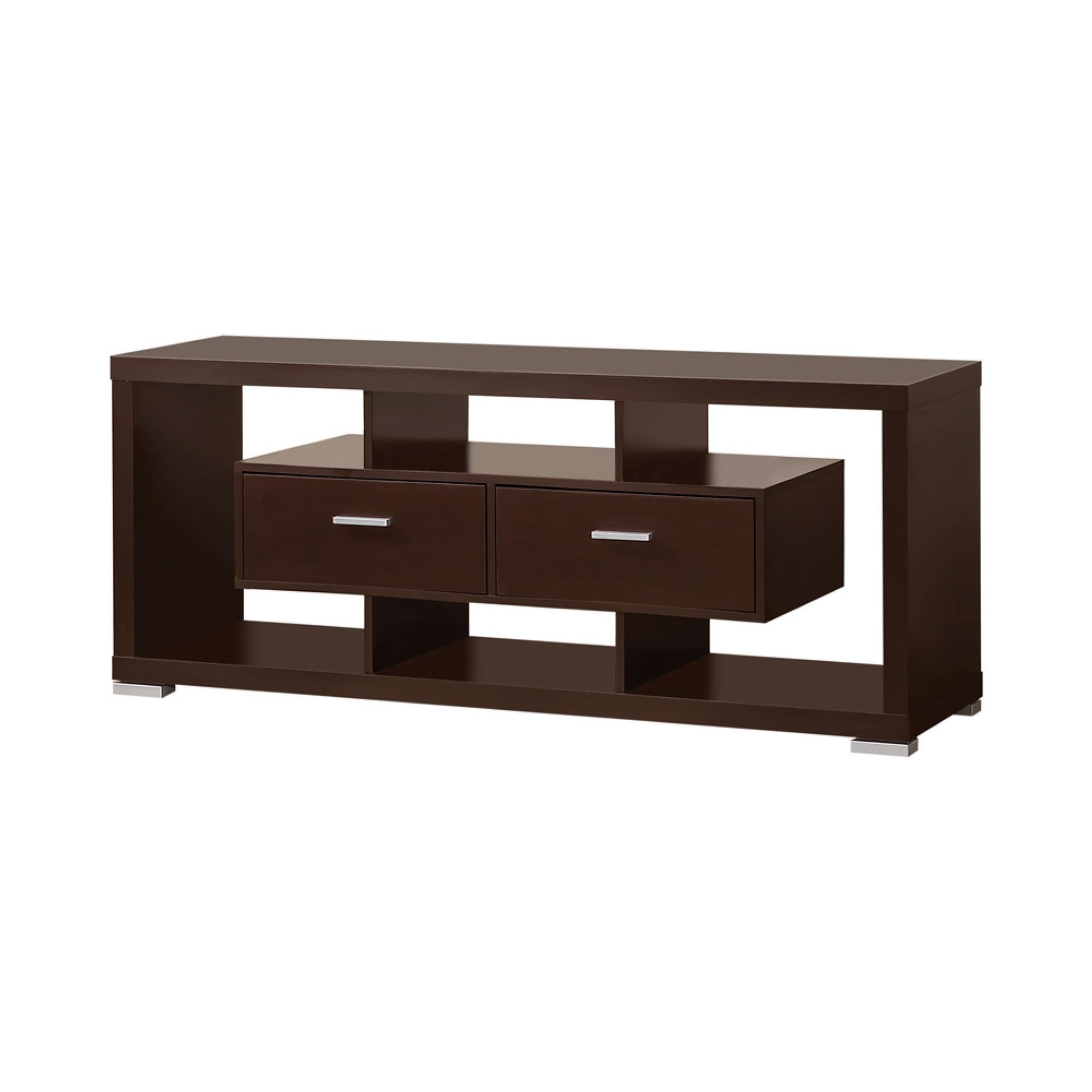 Benjara Glamorous Modern Style Tv Console, Brown