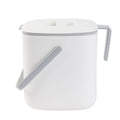 BLUE GINKGO Kitchen Compost Bin - 0.69 GAL / 2.6L Easy Clean Food Waste Bin for Kitchen with Handles | Countertop Compost Bin Ki