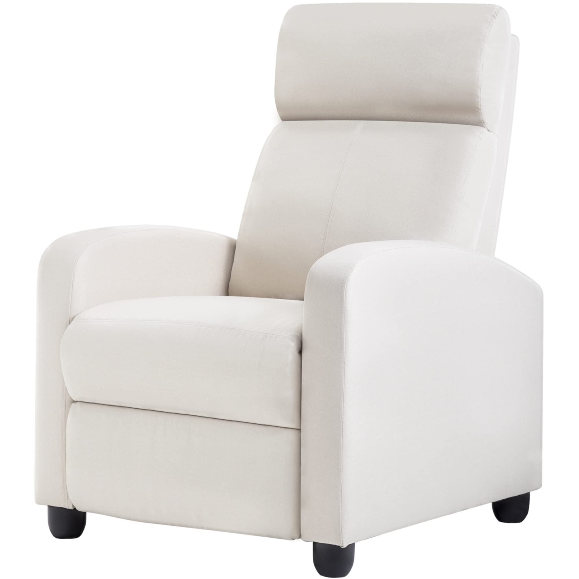 Recliner Chair for Living Room Massage Reading Sofa Home Theater Seating Modern Reclining Easy Lounge with Fabric Padded Seat Ba