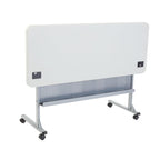 National Public Seating NPS BPFT Series 24x60 Plastic Flip-N-Store Training Table in Speckled Gray