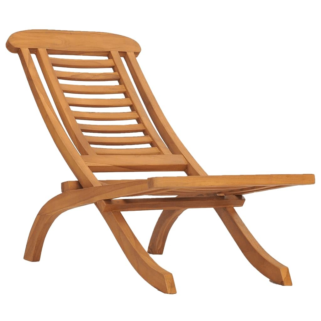 Folding Patio Chair Solid Teak Wood