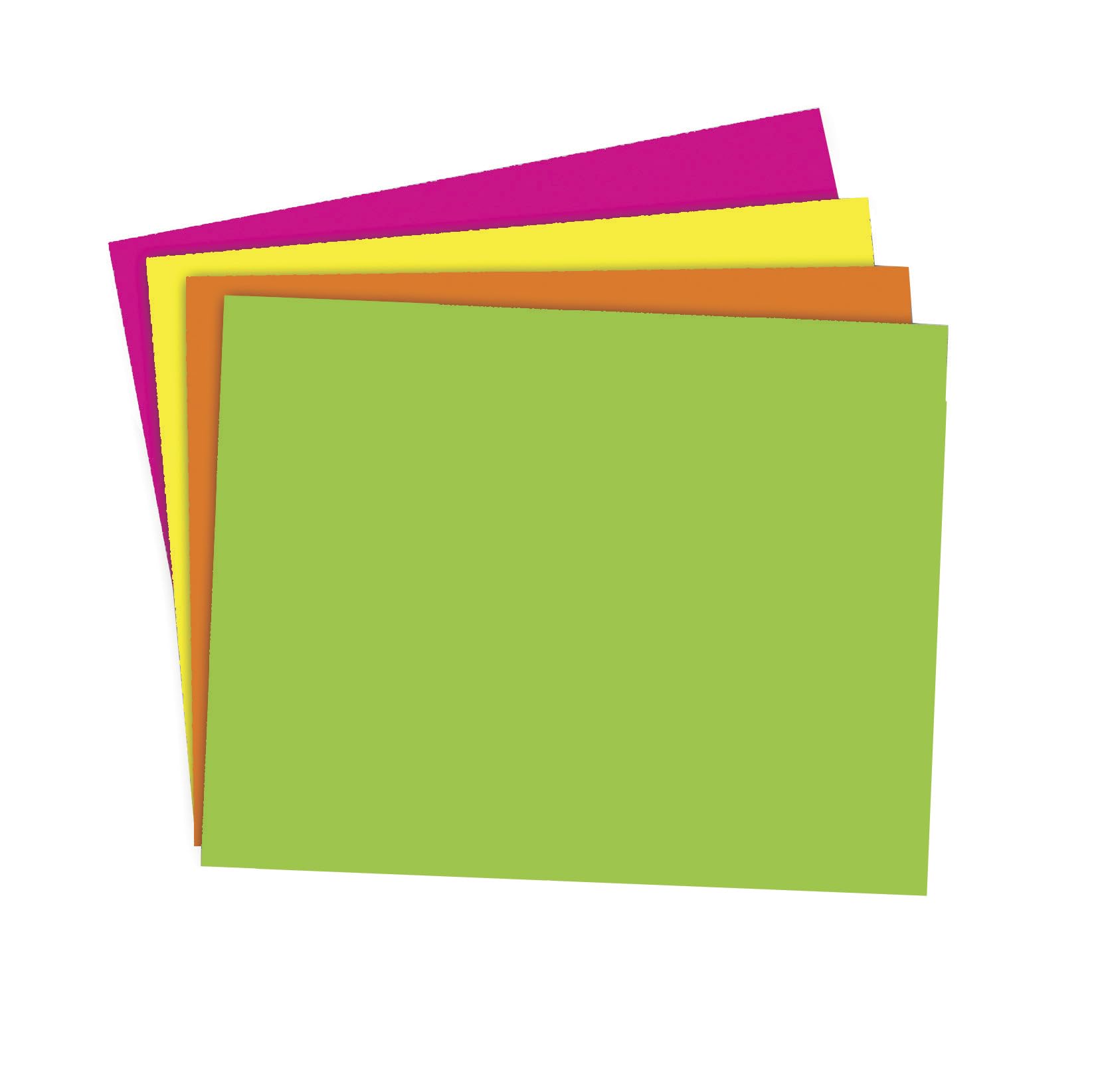 School Smart Poster Board, 11 X 14 Inches, Assorted Neon Color, Pack Of 25 - 1371699