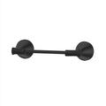 Pfister Willa Toilet Paper Holder, Bathroom Tissue Roll Holder, Wall-Mounted, Screw-in, Matte Black Finish, BPHWLL0B