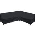 Flexiyard Heavy Duty Outdoor Sectional Sofa Cover, 104'X83' Waterproof 600D Patio Sectional Couch Cover, Lawn Patio Furniture