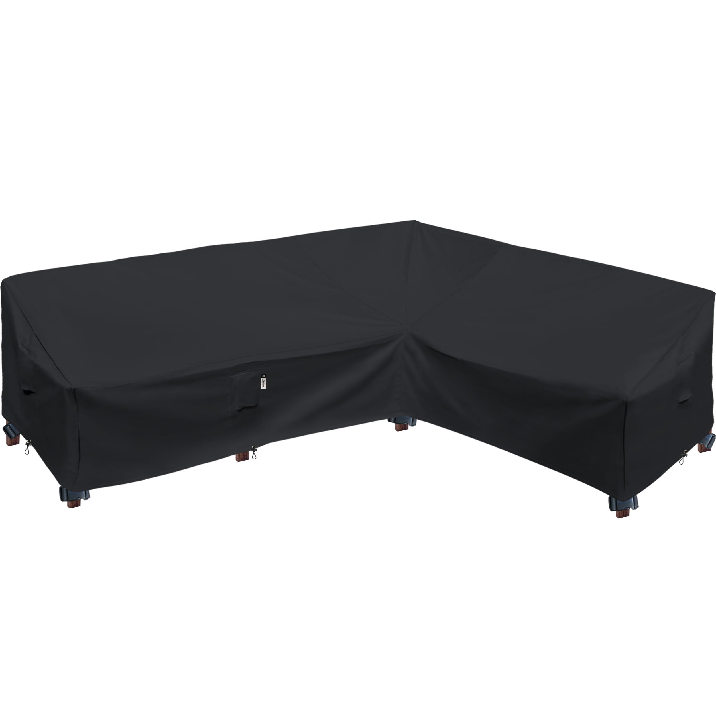 Flexiyard Heavy Duty Outdoor Sectional Sofa Cover, 104'X83' Waterproof 600D Patio Sectional Couch Cover, Lawn Patio Furniture