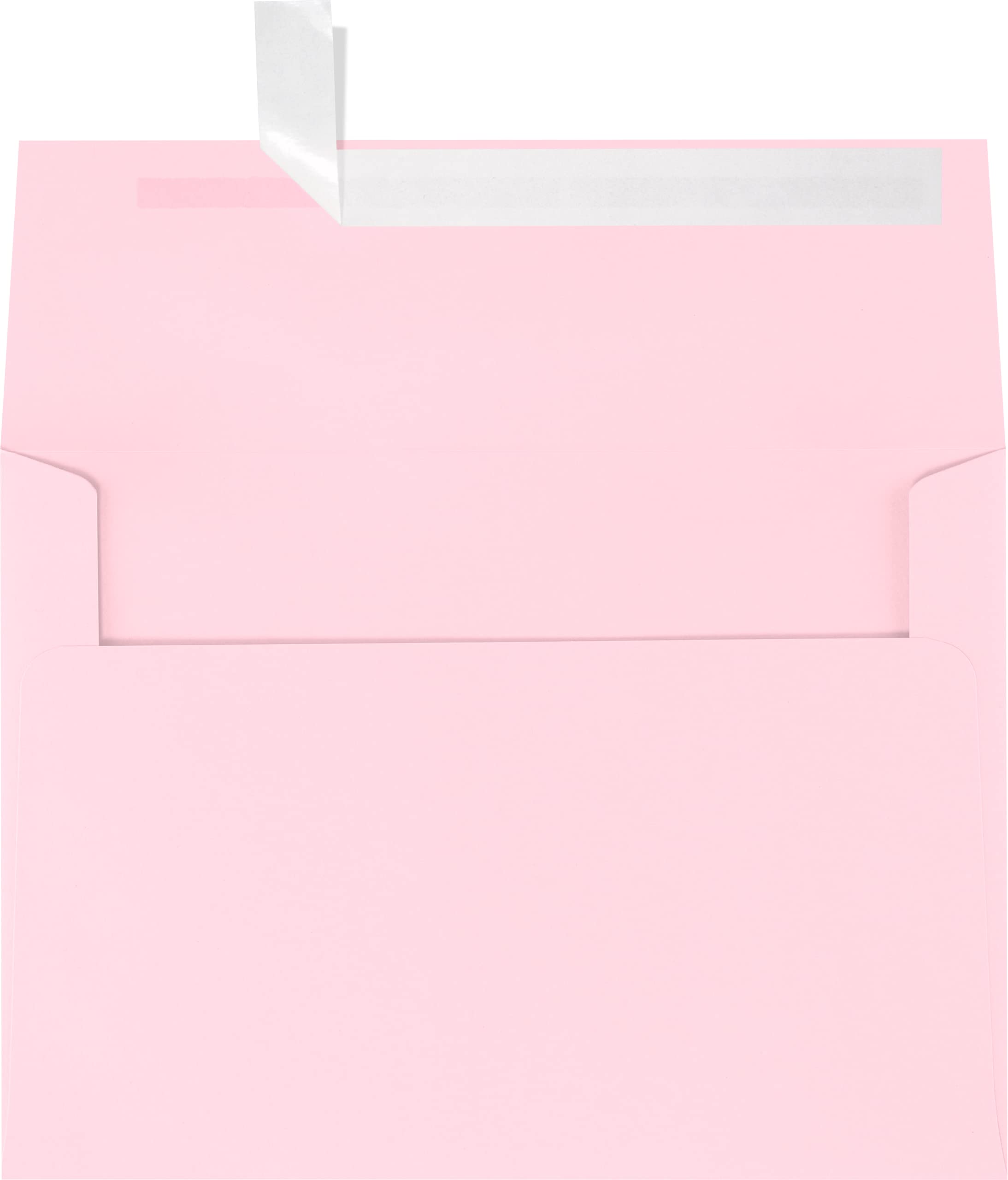 Luxpaper A7 Invitation Envelopes For 5 X 7 Cards In 80 Lb. Candy Pink, Printable Envelopes For Invitations, W/Peel And Press Sea