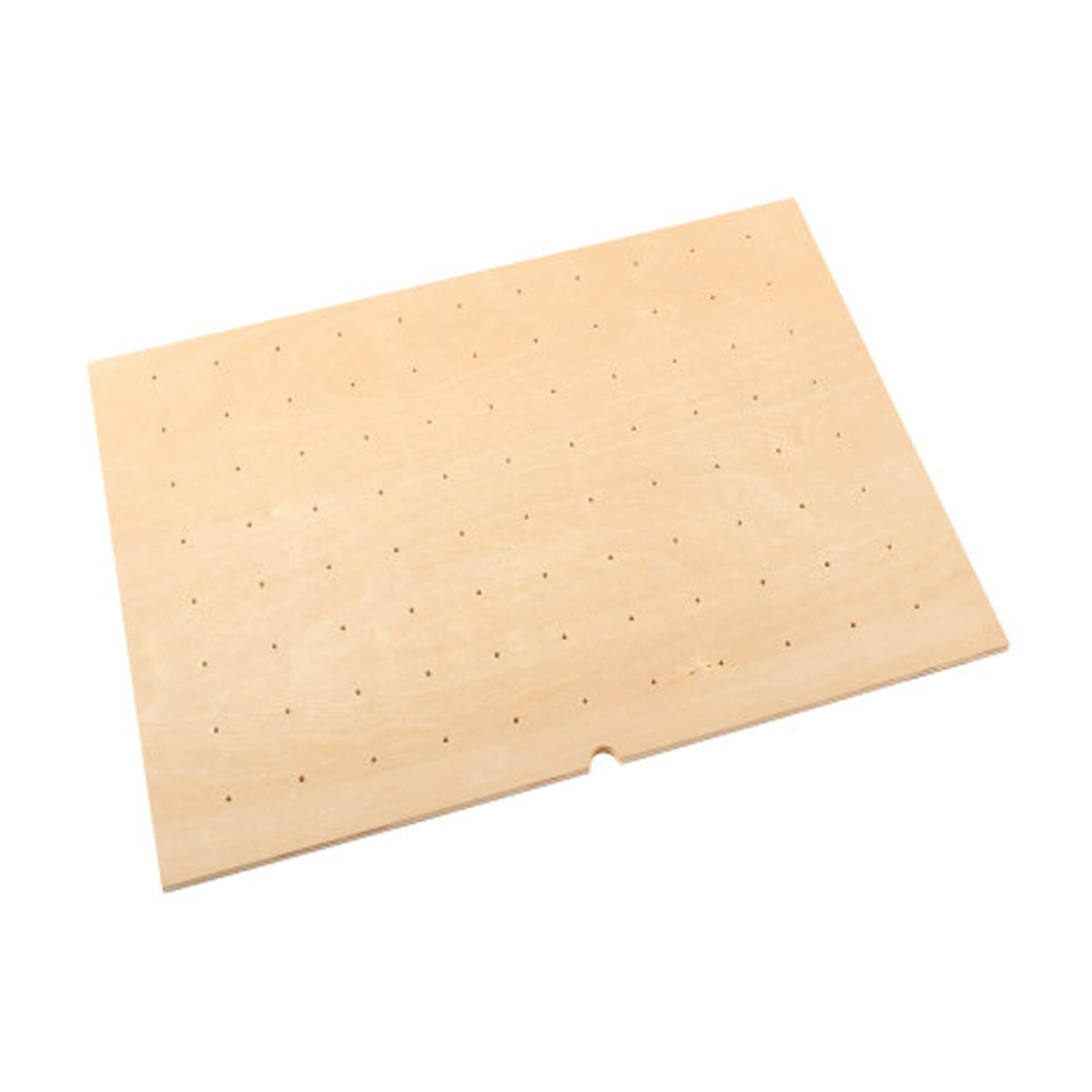 Rev-A-Shelf 4DPB-3021 30x21in Trim to Fit Maple Wood Kitchen Drawer Garage Wall Pegboard Organizer for 30in & 33in Wide Drawers 