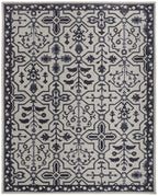 HomeRoots 513676 9 x 12 ft. Taupe & Gray Wool Floral Hand Tufted Handmade Stain Resistant Rectangle Area Rug